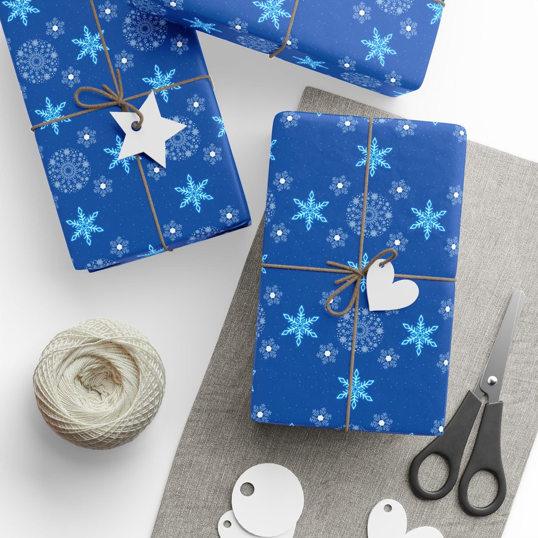 Wrapping Paper - Blue Winter Wonderland