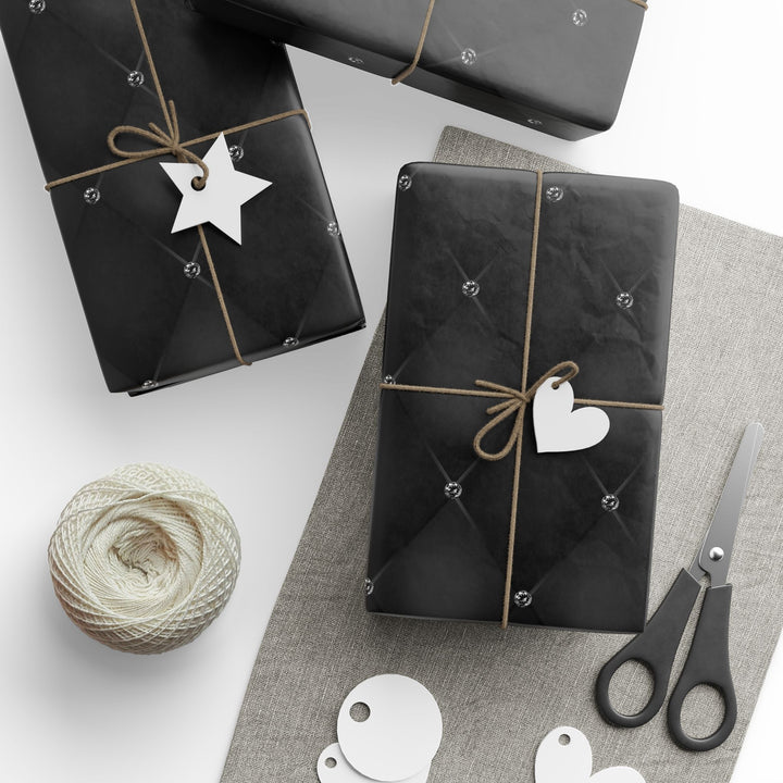 Wrapping Paper - Black Sparkle