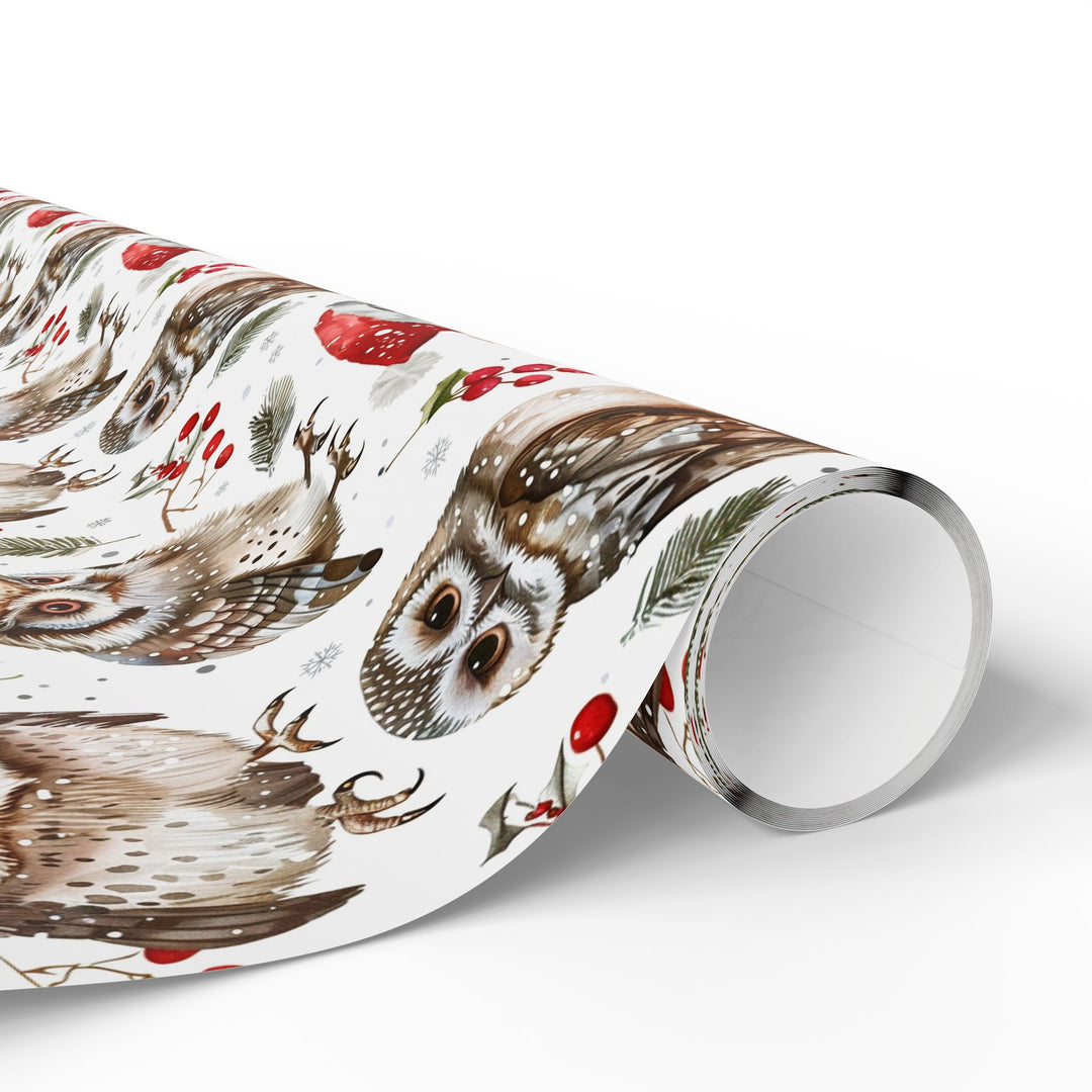 Wrapping Paper - Festive Owl Wonderland