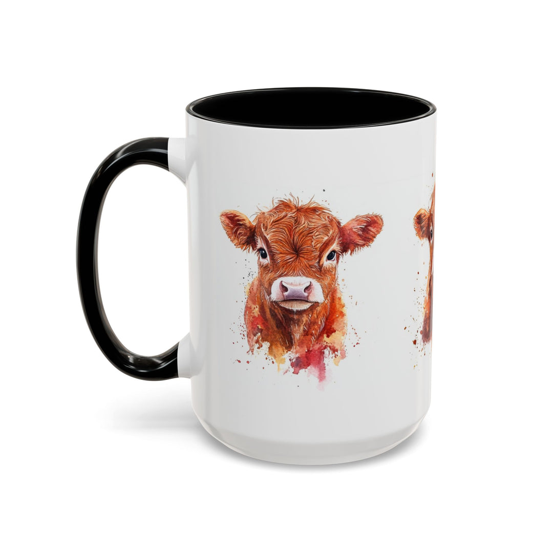 Highland Cow Coffee Mug – Adorable Farmhouse Design, Perfect for Animal Lovers