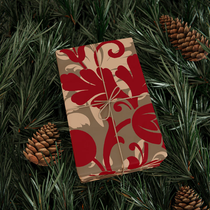 Wrapping Paper - Festive Damask