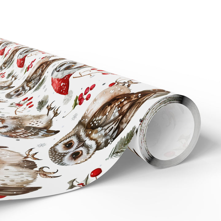 Wrapping Paper - Festive Owl Wonderland