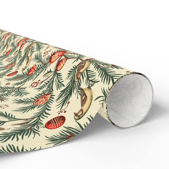 Wrapping Paper - Victorian Songbird Christmas