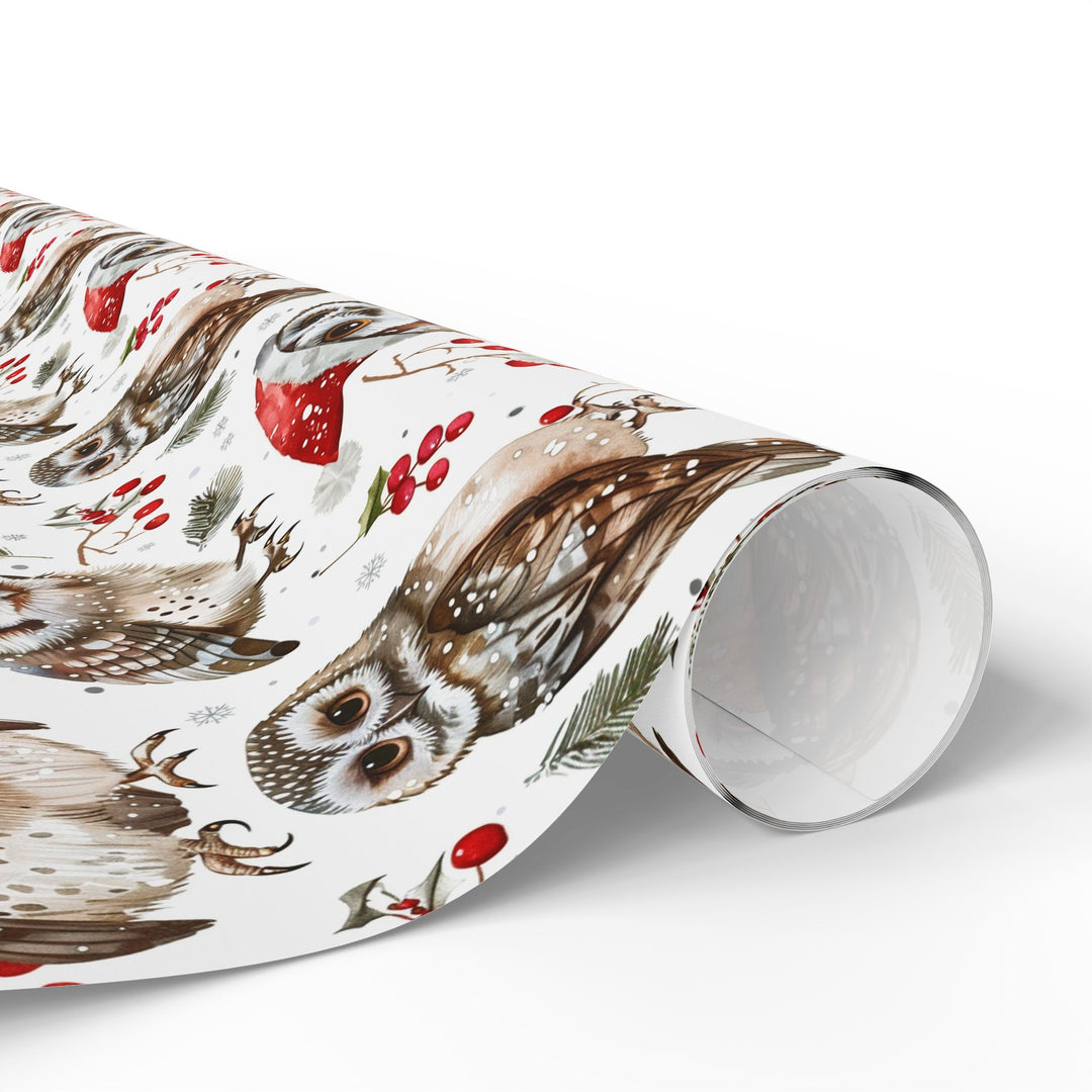 Wrapping Paper - Festive Owl Wonderland