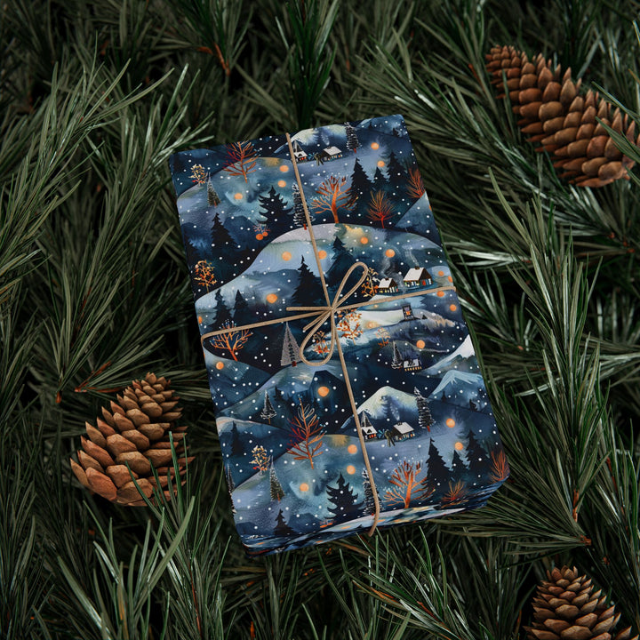 Wrapping Paper - Winter Wonderland in the Mountains