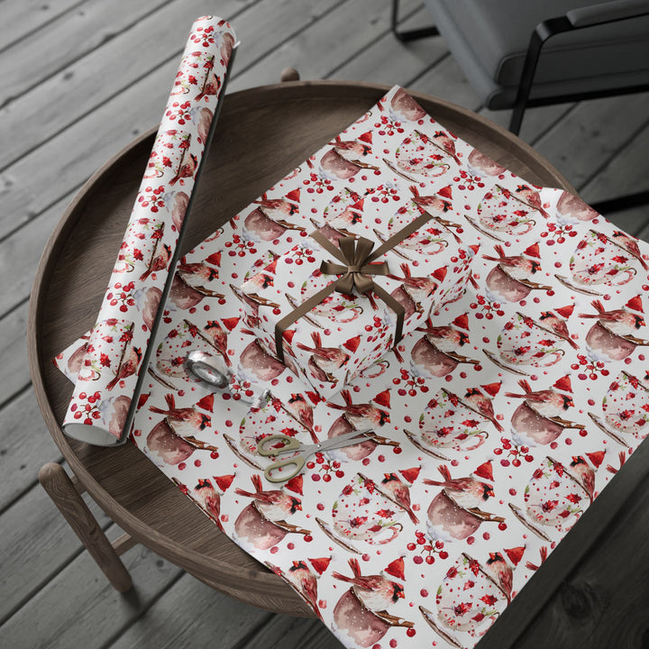 Wrapping Paper - Holly Jolly Cardinal