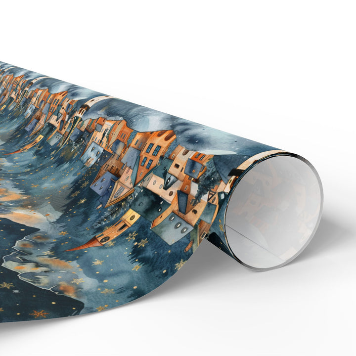 Wrapping Paper - Winter Cabin Hideaway