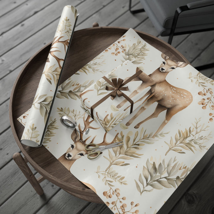 Wrapping Paper - Enchanted Winter Deer