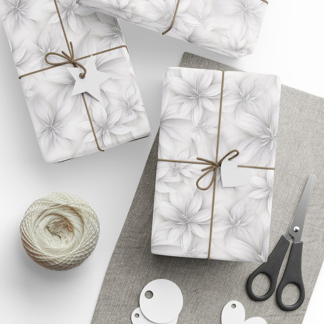 Wrapping Paper - Elegant Floral Bliss