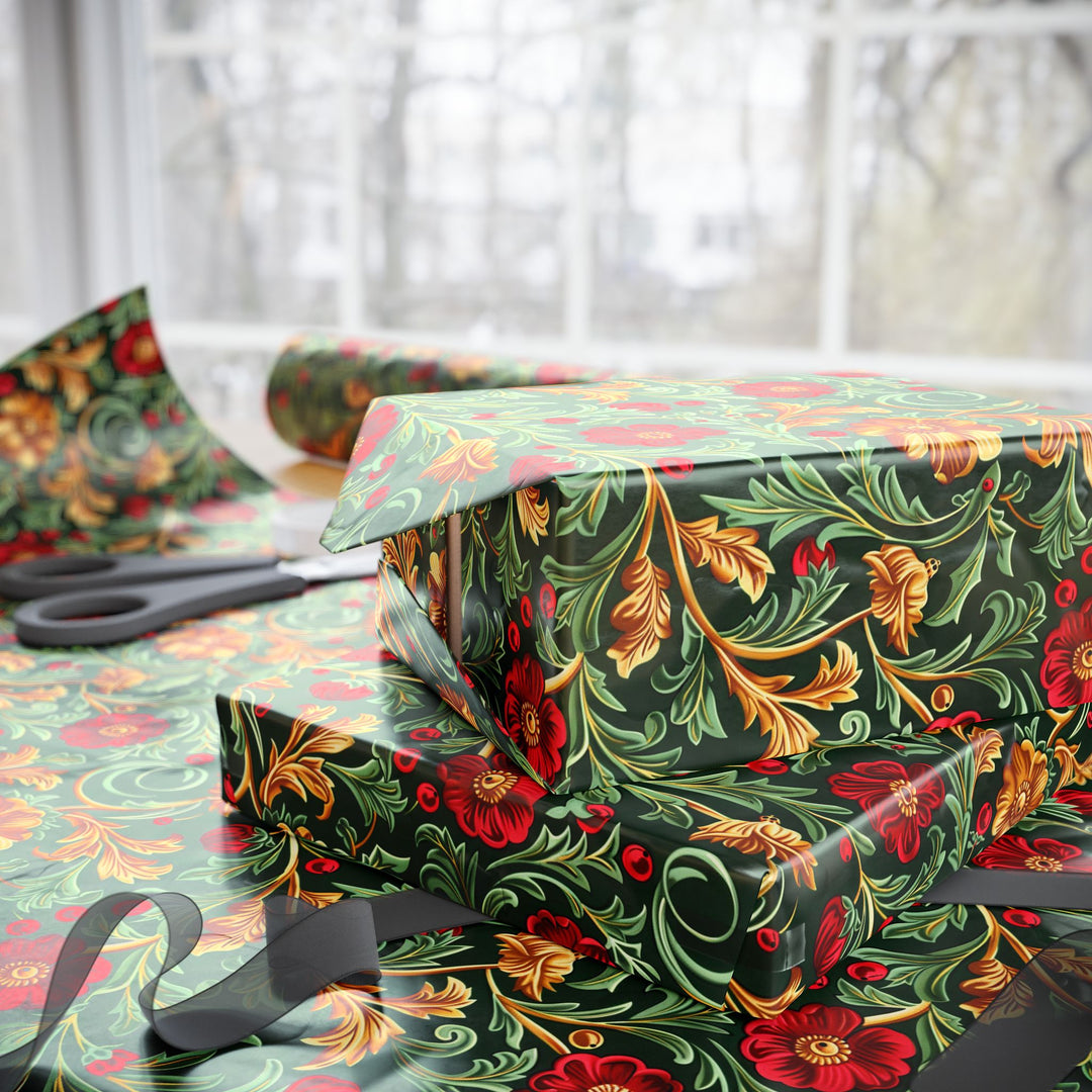 Wrapping Paper - Renaissance Floral Holiday