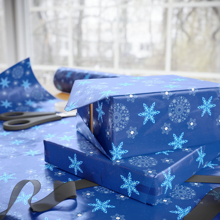 Wrapping Paper - Blue Winter Wonderland