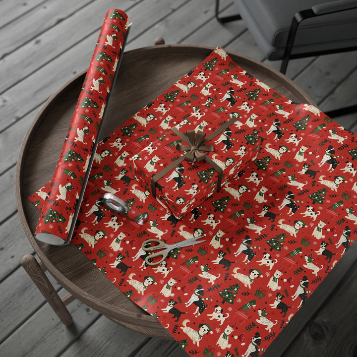 Wrapping Paper - Festive Pups Holiday