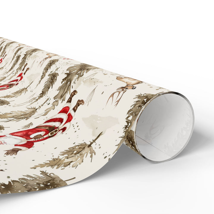 Wrapping Paper - Santa's Woodland Christmas