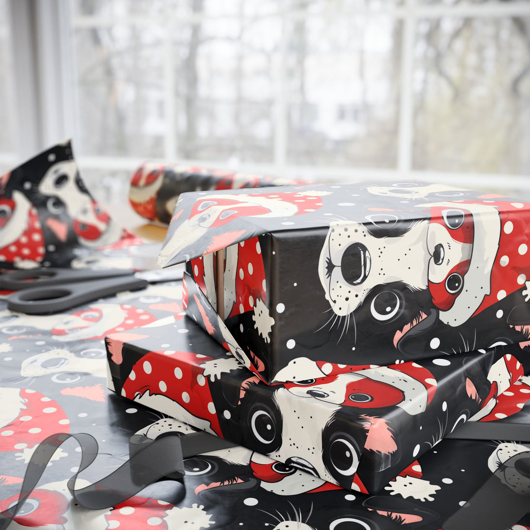 Wrapping Paper - Festive Pups Christmas