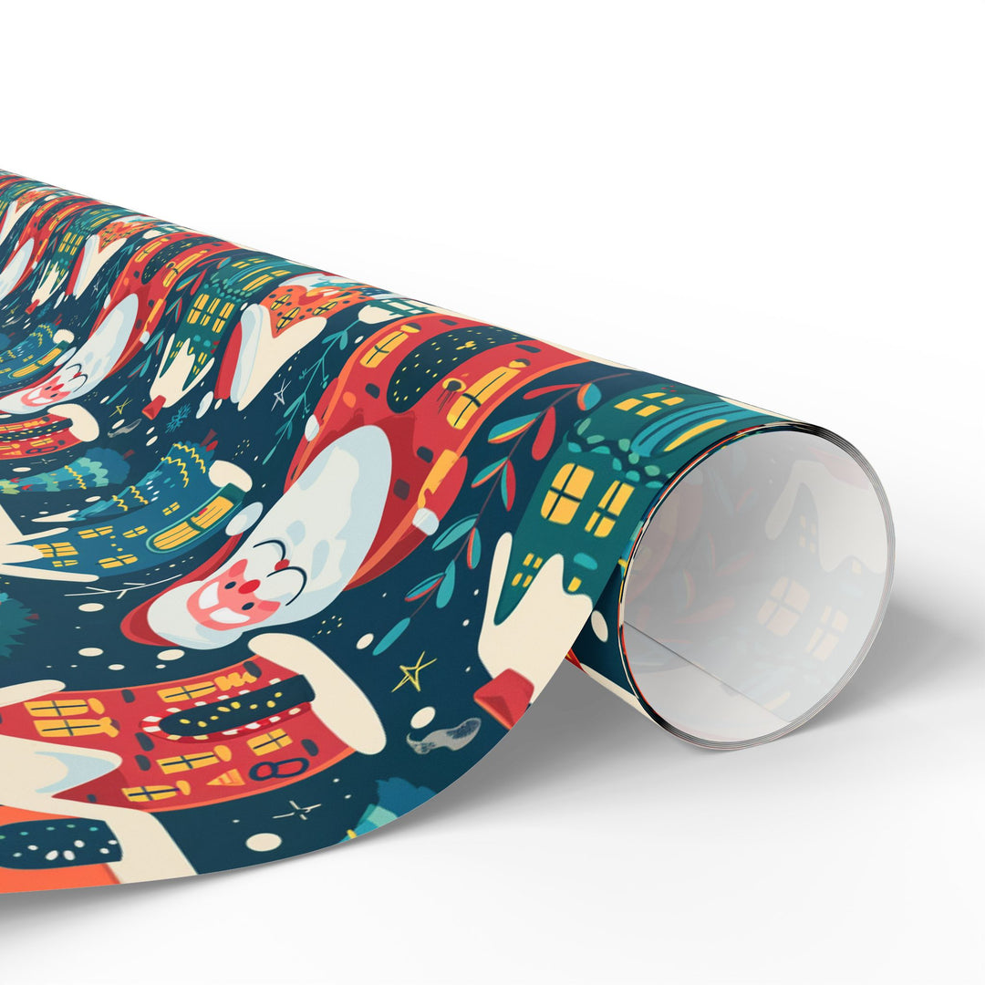 Wrapping Paper - Santa's Festive Village