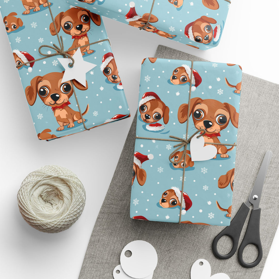 Wrapping Paper - Jolly Puppy Pals