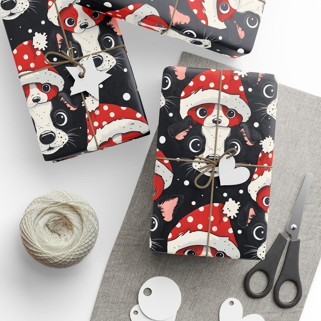 Wrapping Paper - Festive Pups Christmas