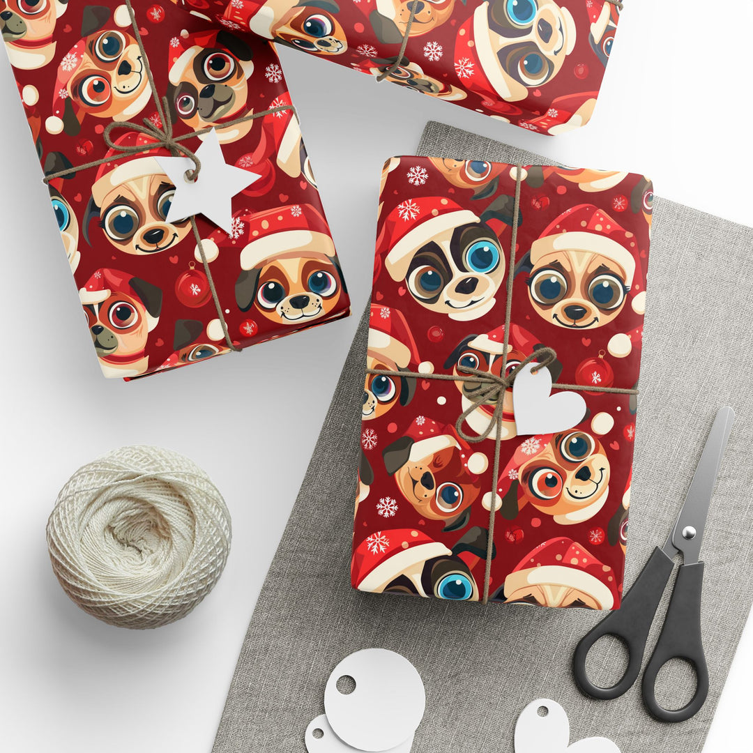 Wrapping Paper - Pug-tastic Christmas Cheer