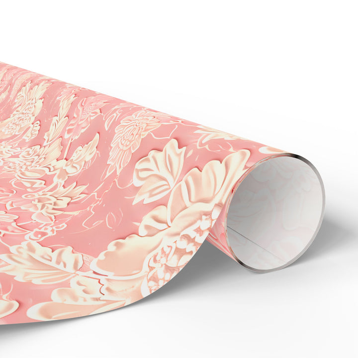 Wrapping Paper - Romantic Pink Floral