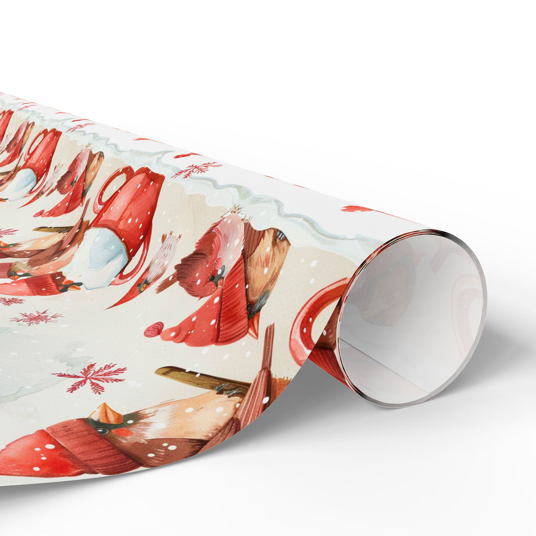 Wrapping Paper - Cardinal Cozy Cup