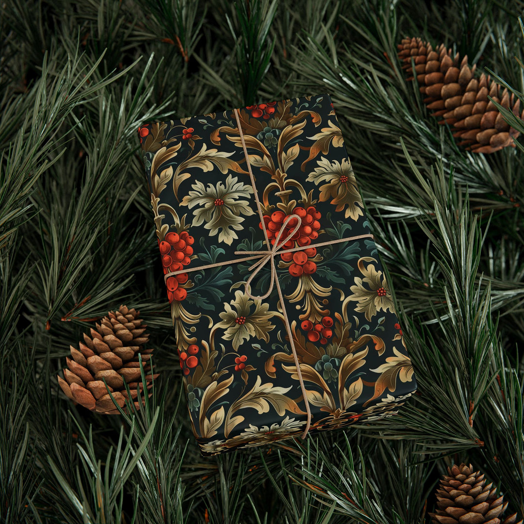 Wrapping Paper - Vintage Baroque Holiday