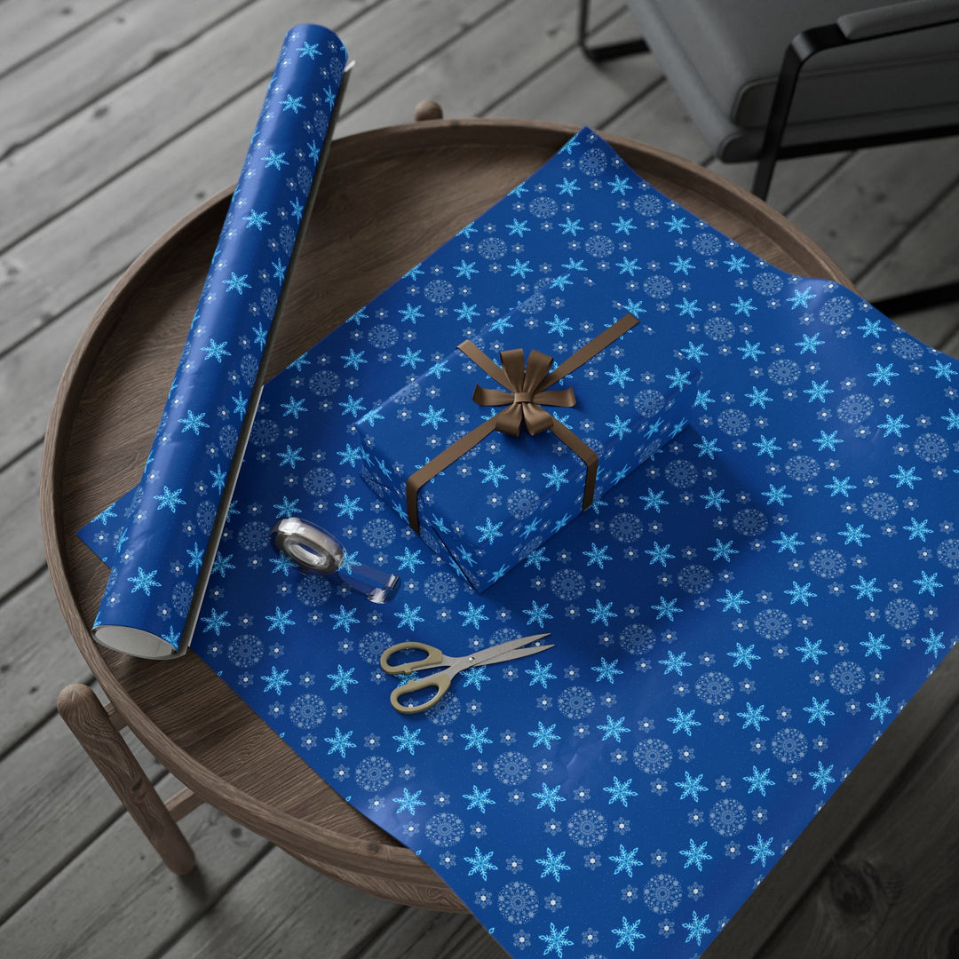 Wrapping Paper - Blue Winter Wonderland