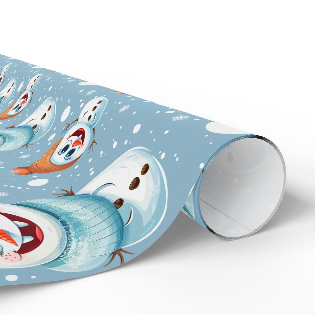 Wrapping Paper - Smiling Snowman Magic