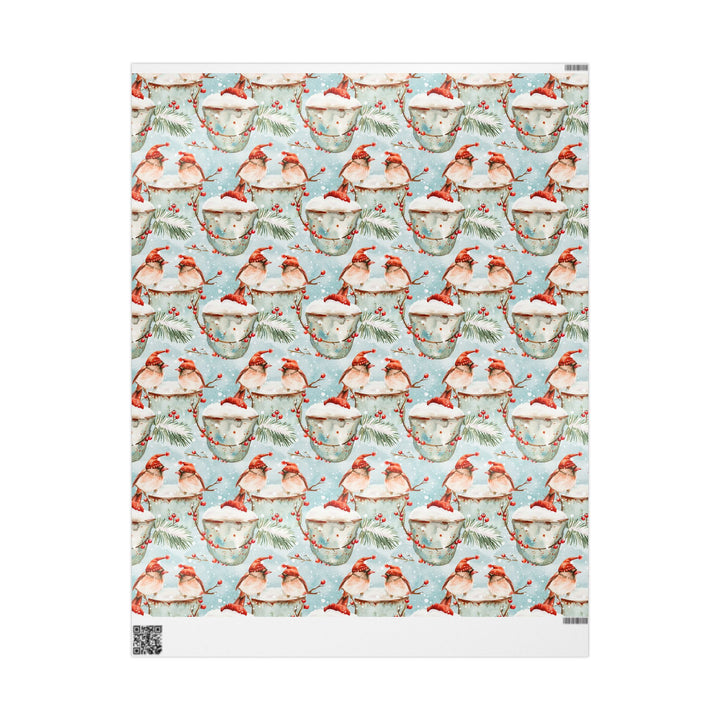 Wrapping Paper - Winter Cardinal Merriment