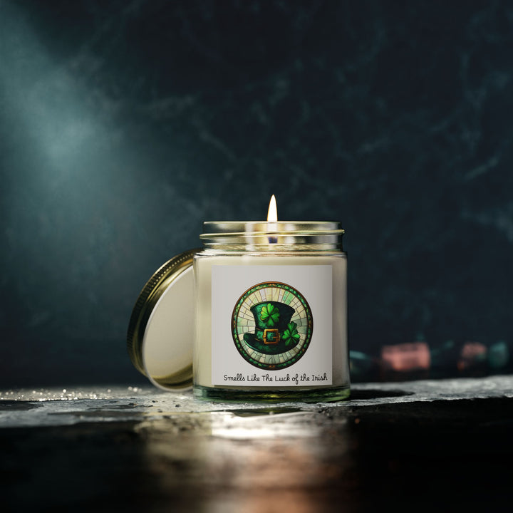 St. Patrick's Day Scented Candle - "Smells Like the Luck of the Irish" - Festive Gift - Multiple Scents Available - Leprechaun Candle