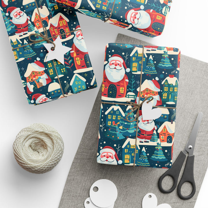 Wrapping Paper - Santa's Festive Village