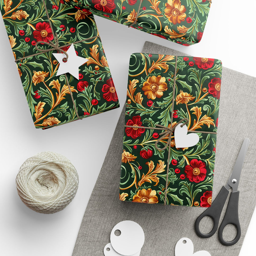 Wrapping Paper - Renaissance Floral Holiday