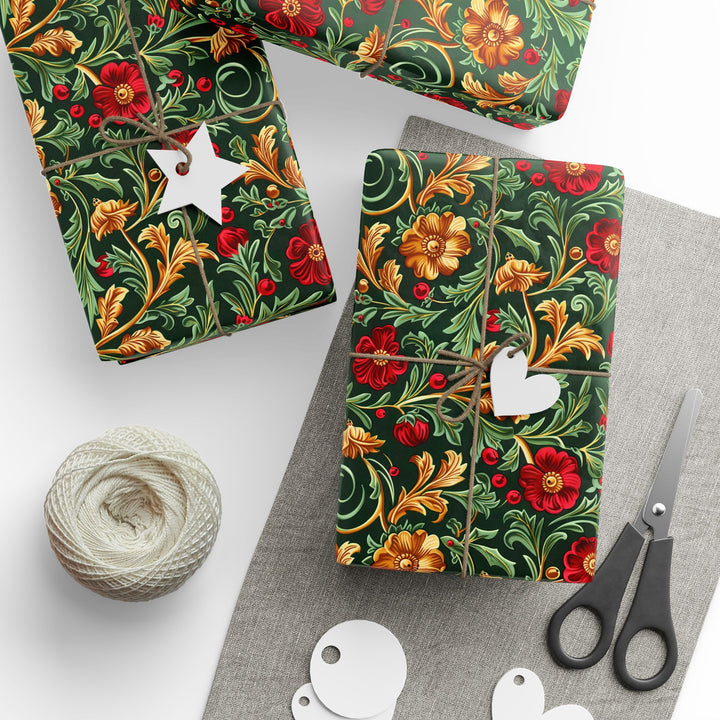 Wrapping Paper - Renaissance Floral Holiday