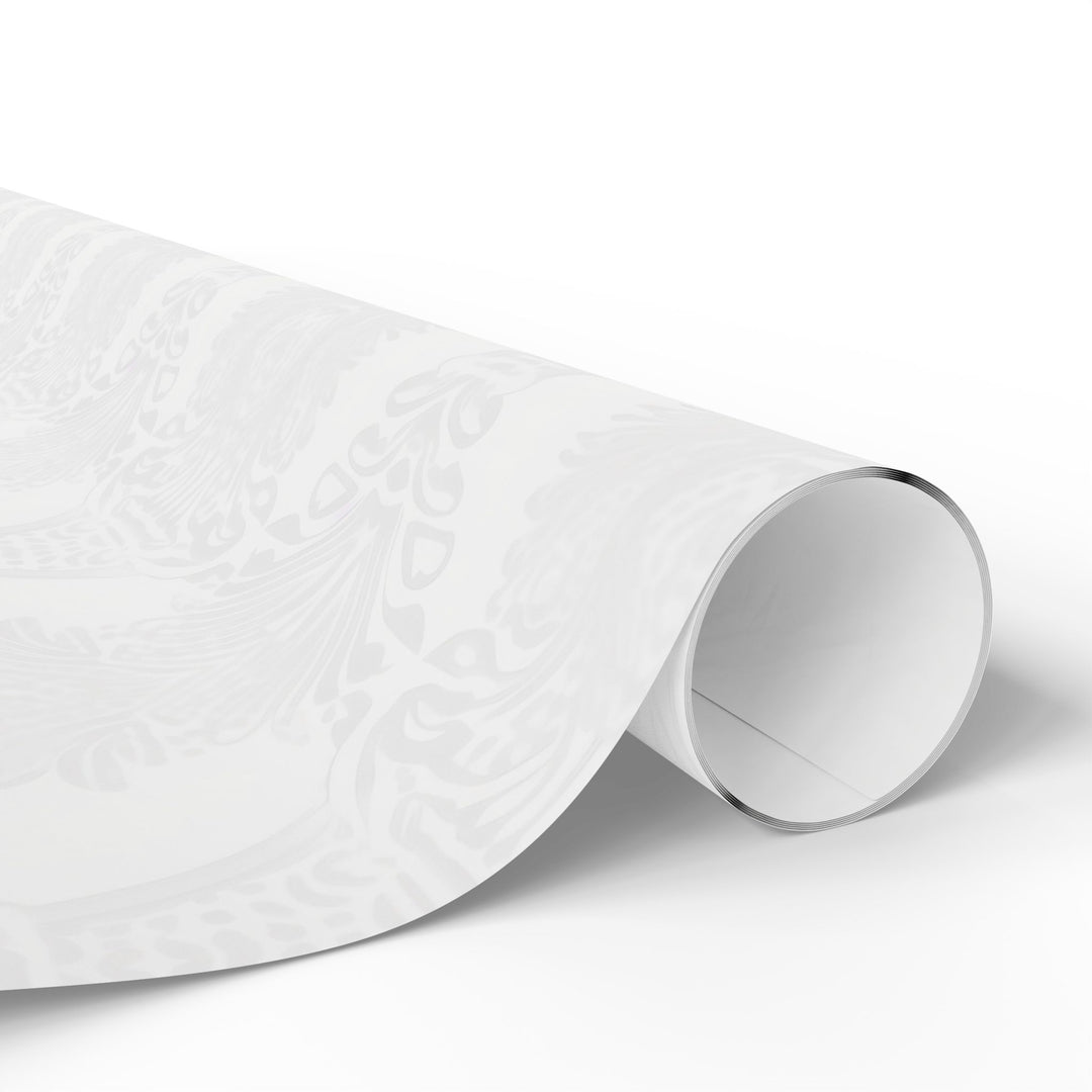 Wrapping Paper - Elegant White Damask