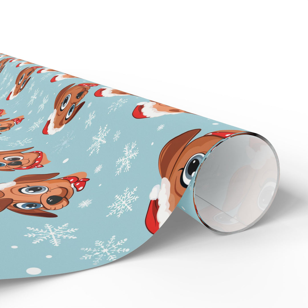 Wrapping Paper - Santa Paws Holiday