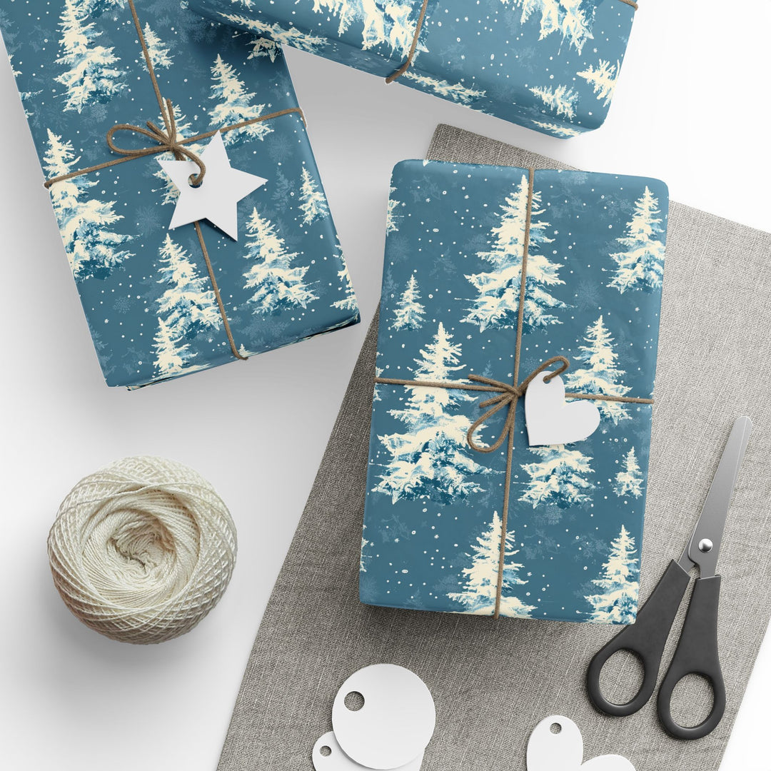 Wrapping Paper - Frosted Pines Winter