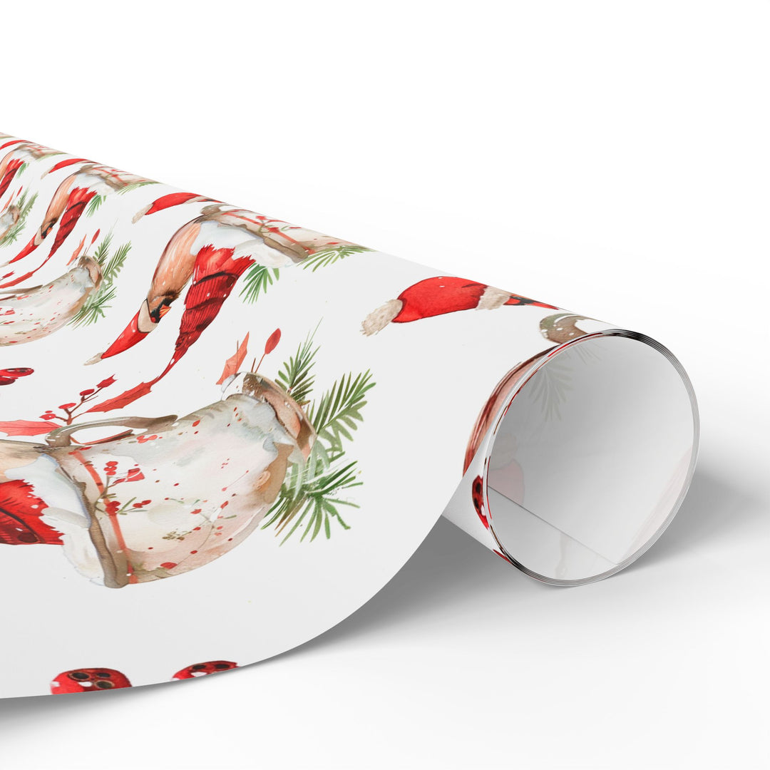 Wrapping Paper - Festive Cardinal Teacup