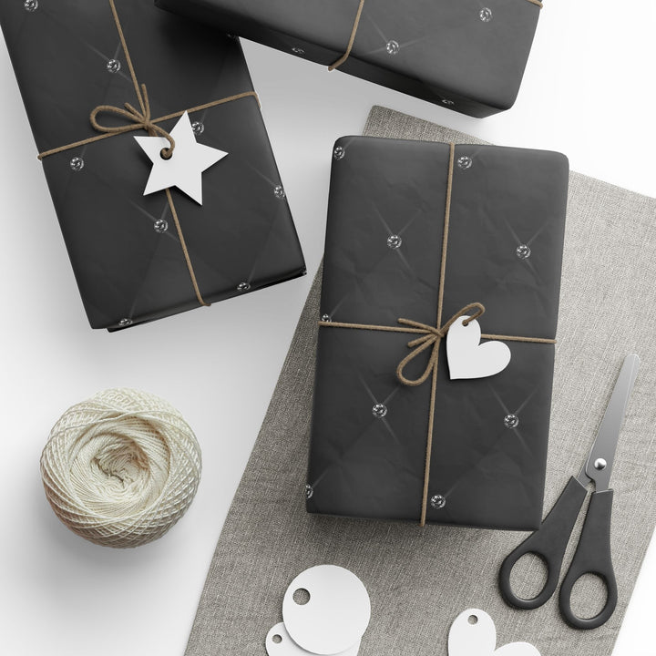 Wrapping Paper - Black Sparkle