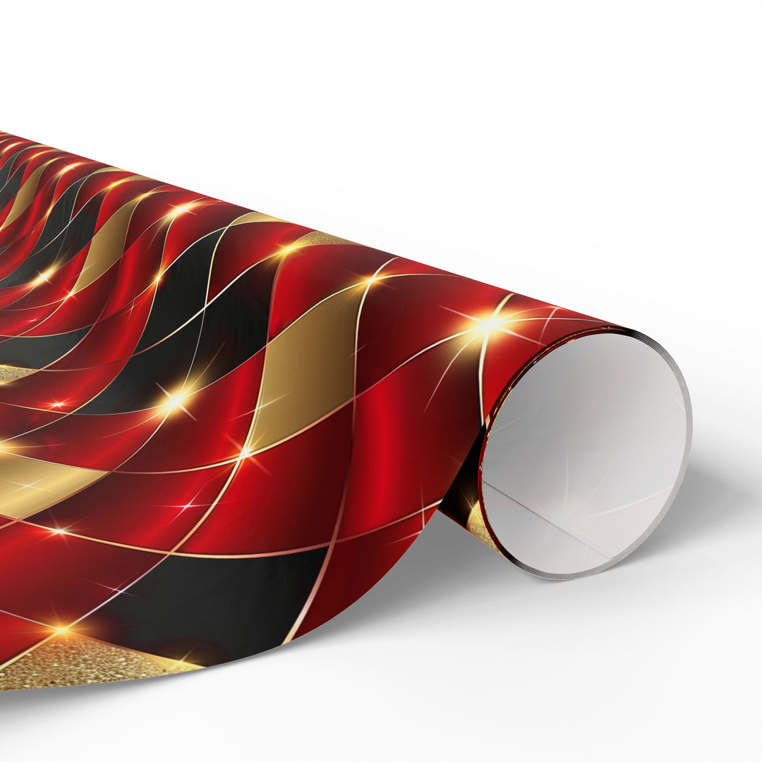 Wrapping Paper - Ruby & Gold Luxe