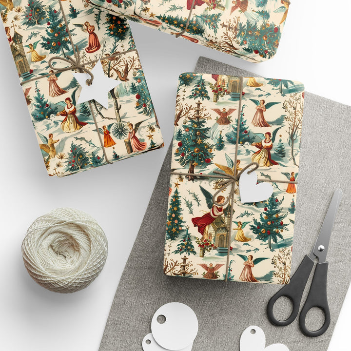 Wrapping Paper -  Angelic Vintage Christmas