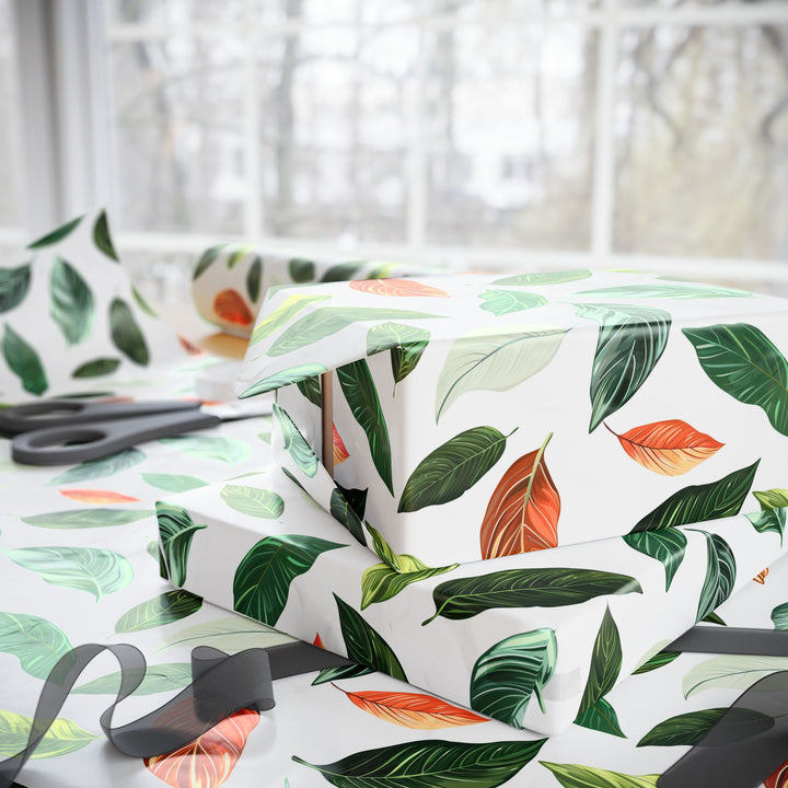 Wrapping Paper -  Tropical Breeze Leaf