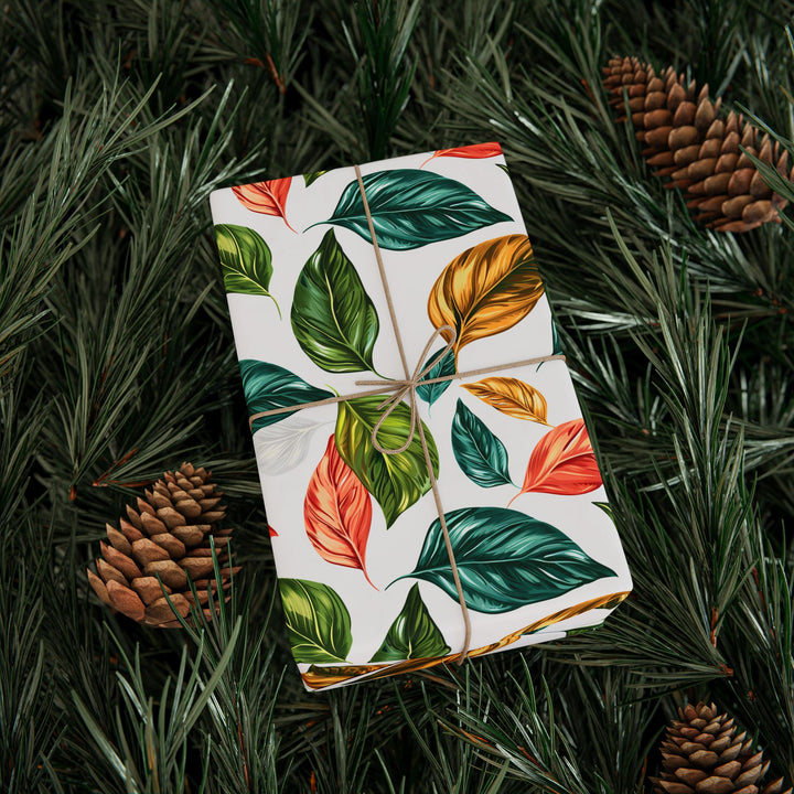 Wrapping Paper -  Vibrant Autumn Leaf