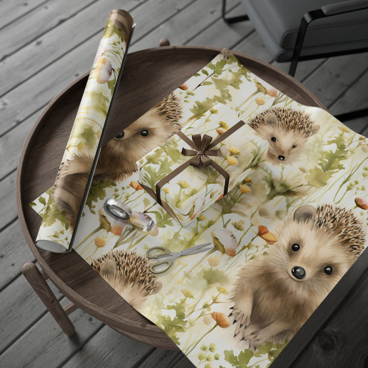 Wrapping Paper - Woodland Hedgehogs