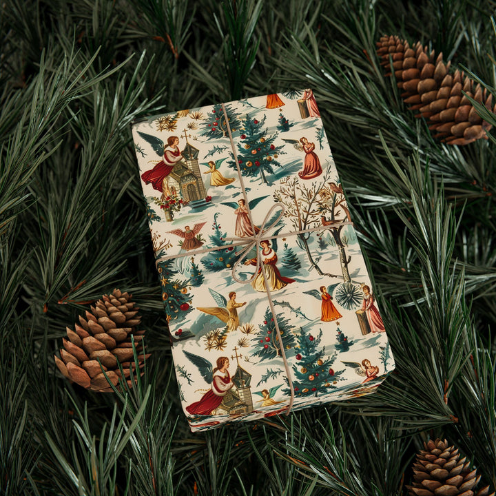 Wrapping Paper -  Angelic Vintage Christmas