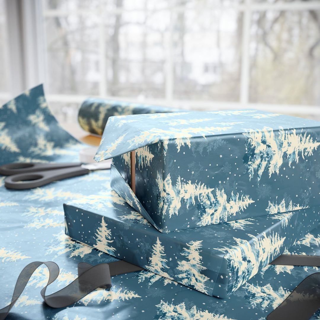 Wrapping Paper - Frosted Pines Winter