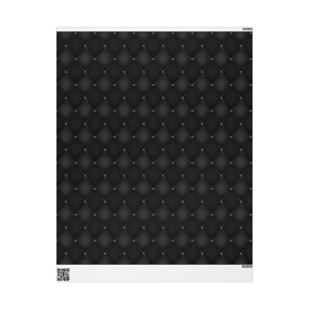 Wrapping Paper - Black Sparkle