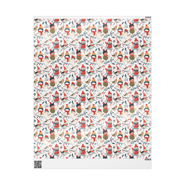 Wrapping Paper - Winter Songbird Cheer