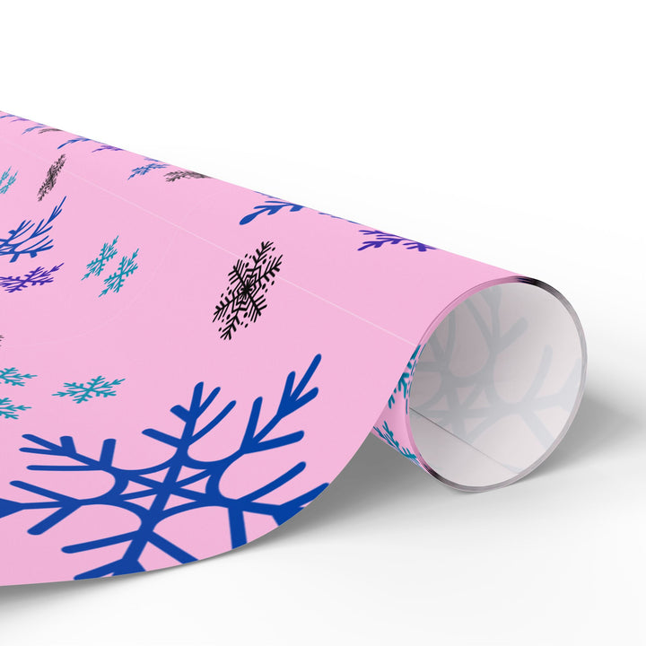 Wrapping Paper - Pink Snowflake Wonderland