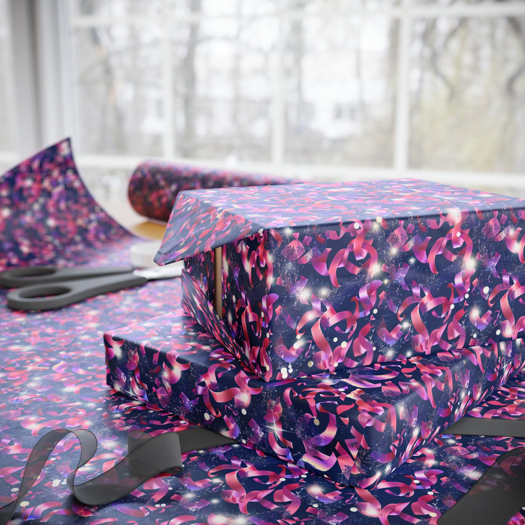 Wrapping Paper - Festive Ribbon Extravaganza