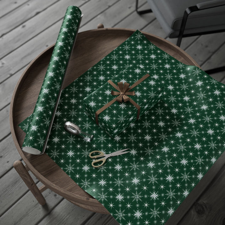 Wrapping Paper - Frosted Forest Snowflake