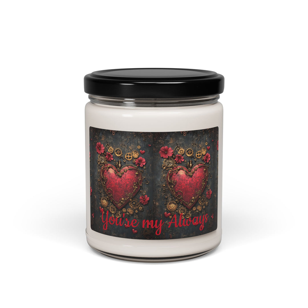 Romantic Scented Soy Candle, Valentine's Gift, Home Fragrance, Self-Care, You're My Always